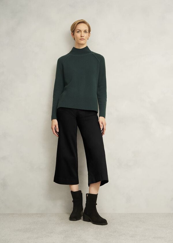 hobbs Brinley Crop Jeans Black