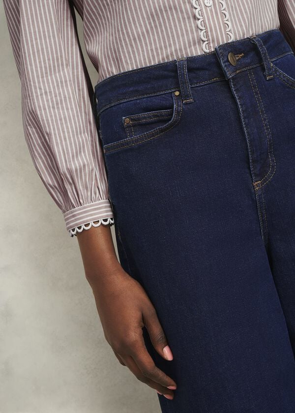 Hobbs Brinley Crop Jeans Indigo