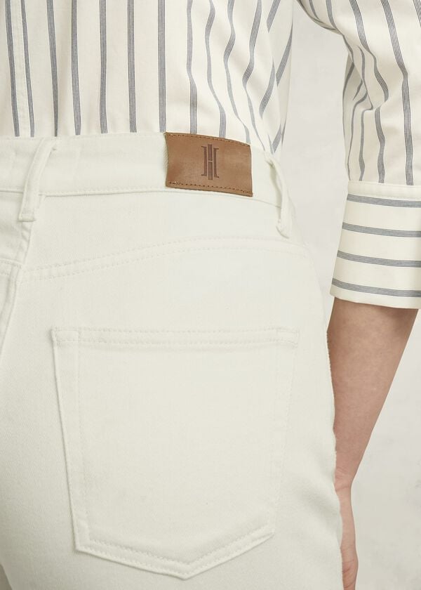 Hobbs Brinley Crop Jeans Milky White