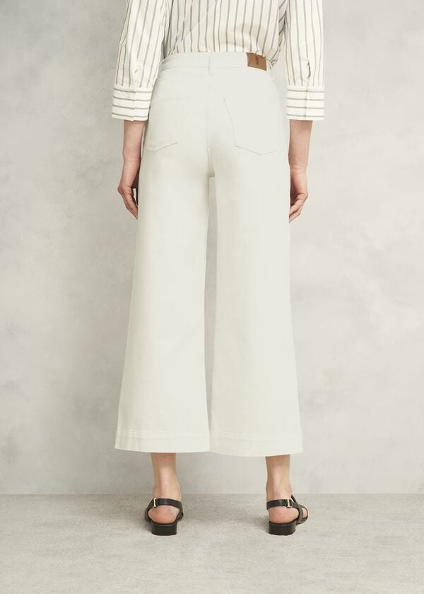 Hobbs Brinley Crop Jeans Milky White