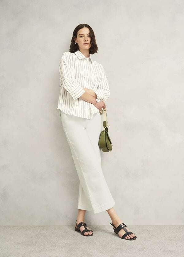 hobbs Brinley Crop Jeans Milky White