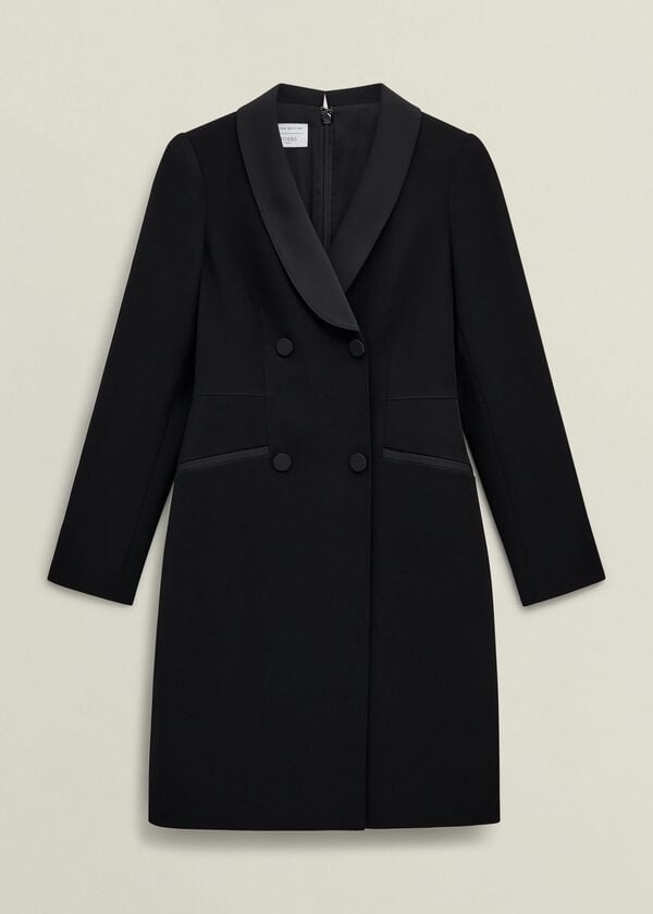 Hobbs Buckingham Dress Black