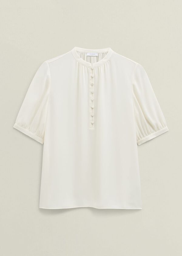Hobbs Buttercream Azalea Blouse Buttercream