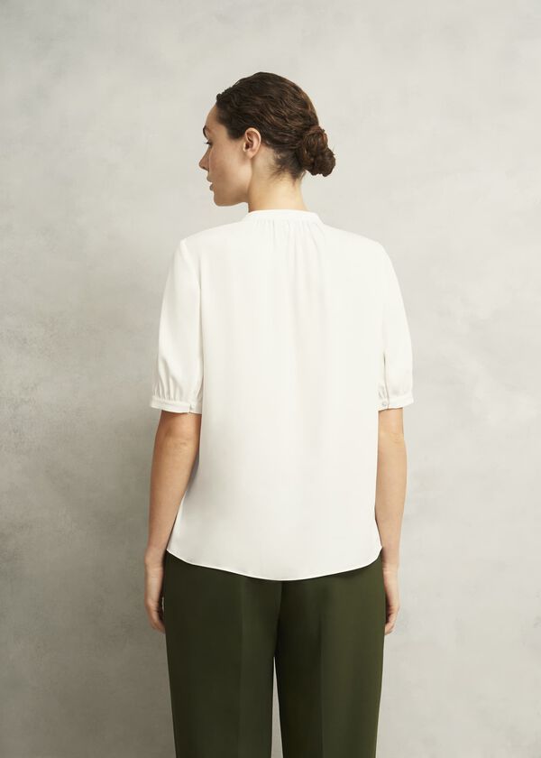 Hobbs Buttercream Azalea Blouse Buttercream