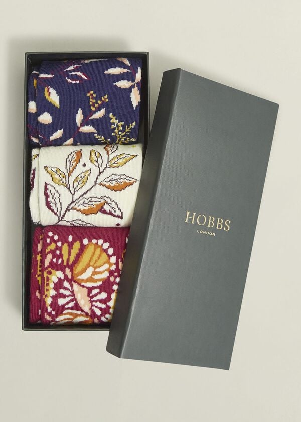 Hobbs Butterfly Sock Set Multi