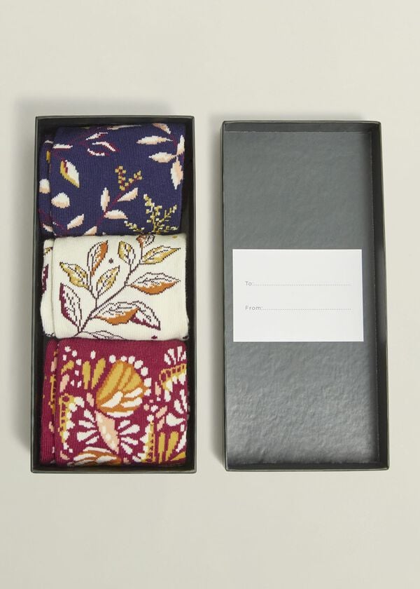 Hobbs Butterfly Sock Set Multi