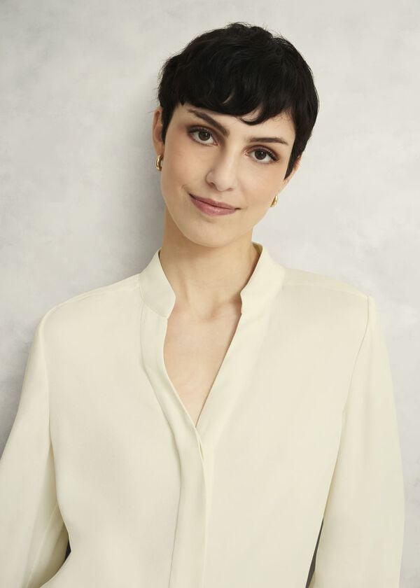 Hobbs Buttermere Blouse Buttercream