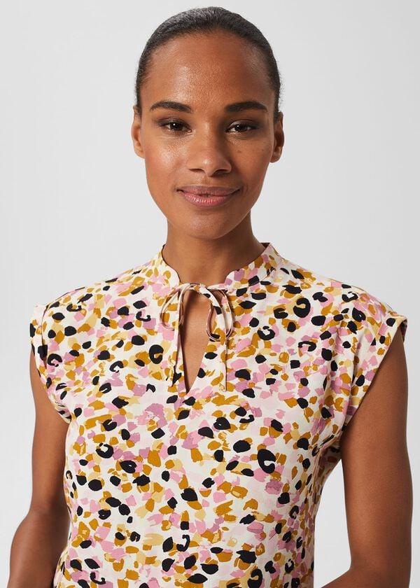 Hobbs Cala Blouse Ivory Multi
