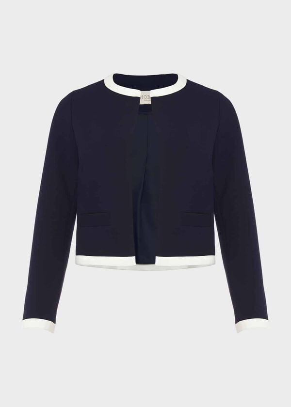 Hobbs Candice Jacket Navy Ivory