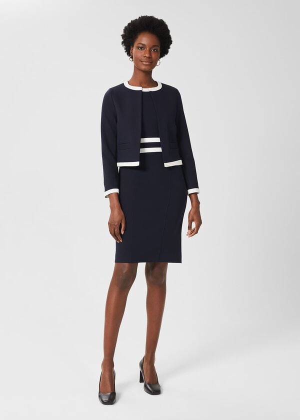 hobbs Candice Jacket Navy Ivory