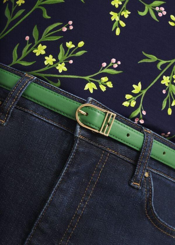 Hobbs Carmina Leather Hip Belt Laurel Green