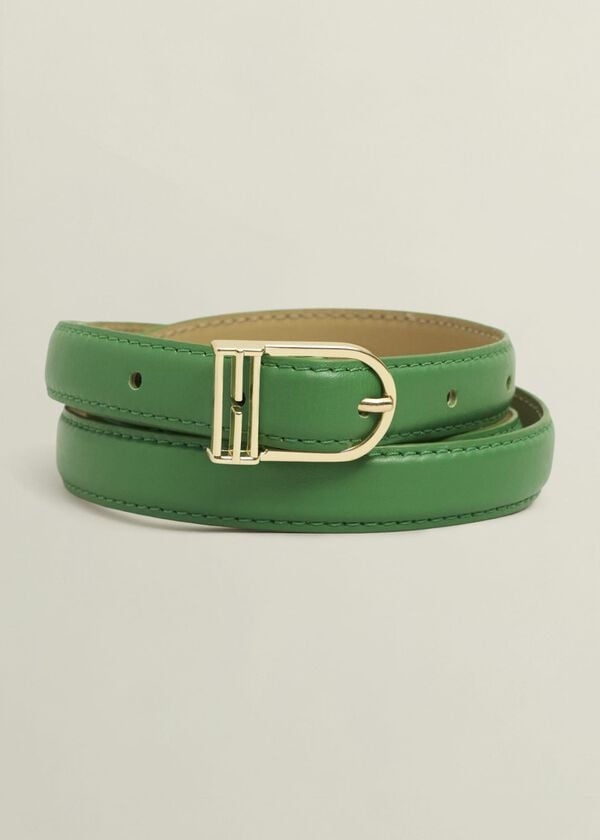 hobbs Carmina Leather Hip Belt Laurel Green