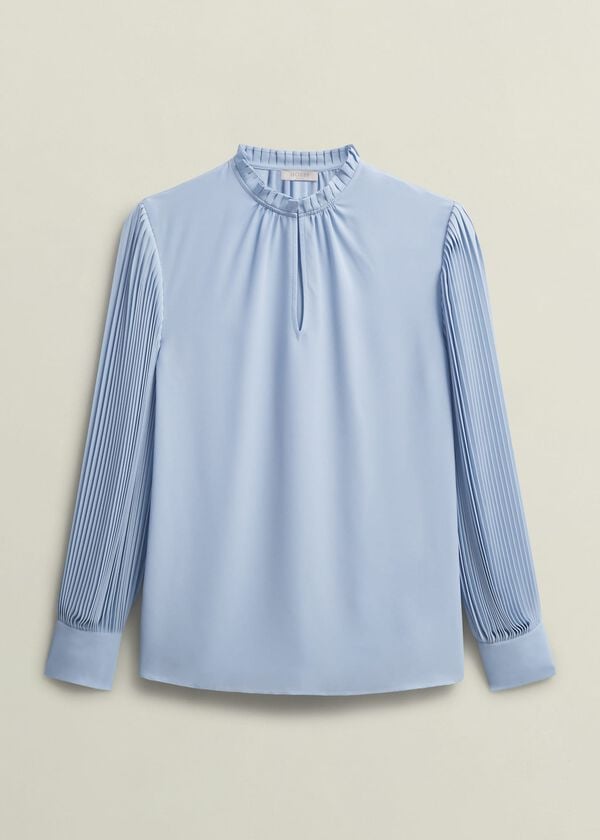 Hobbs Carrie Blouse Powder Blue