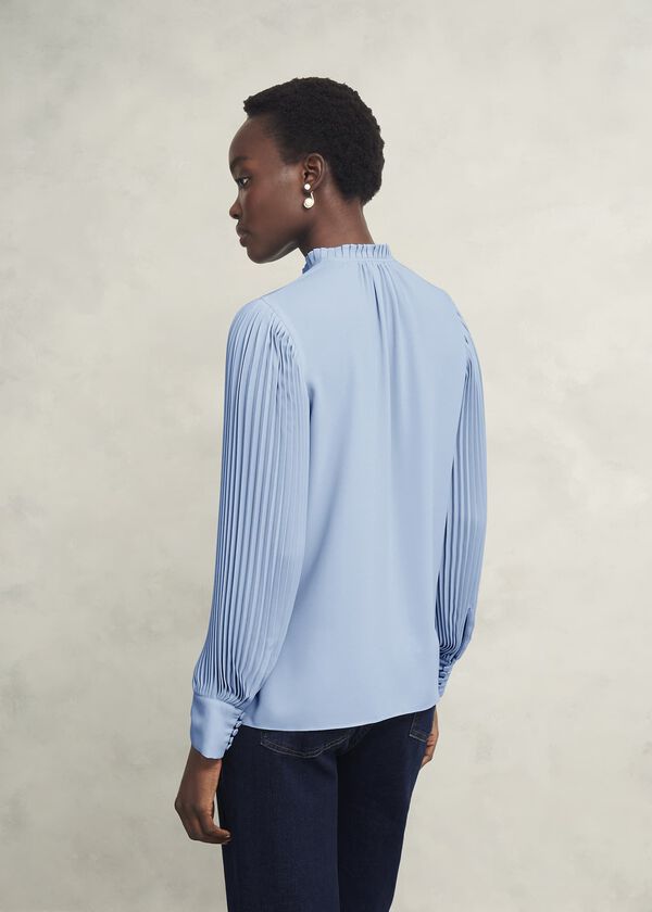 Hobbs Carrie Blouse Powder Blue