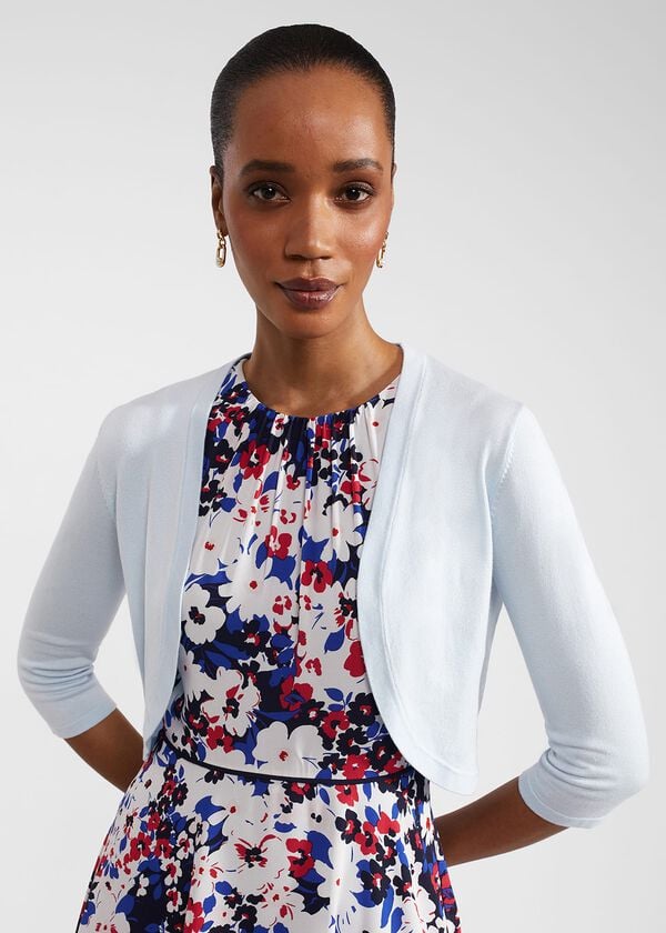 hobbs Carrie Bolero Pale Blue