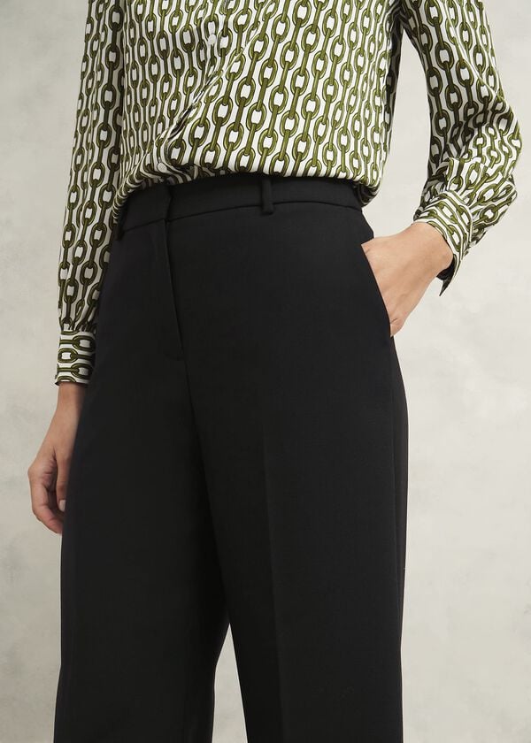Hobbs Casey Trousers With Wool Black