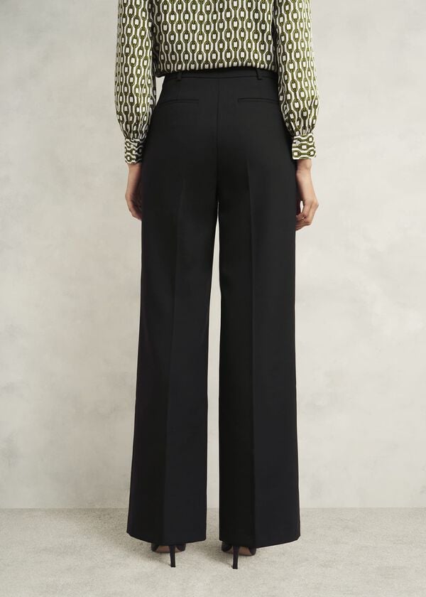 Hobbs Casey Trousers With Wool Black