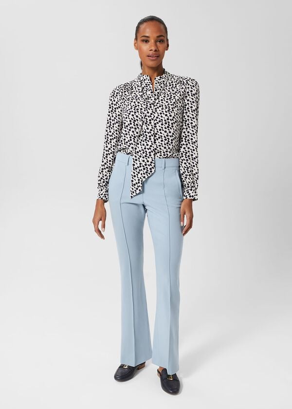 Hobbs Cassia Trousers Dusky Blue