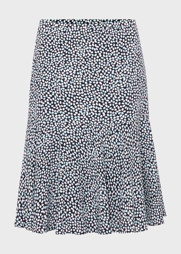Hobbs Catalina Skirt Navy Multi