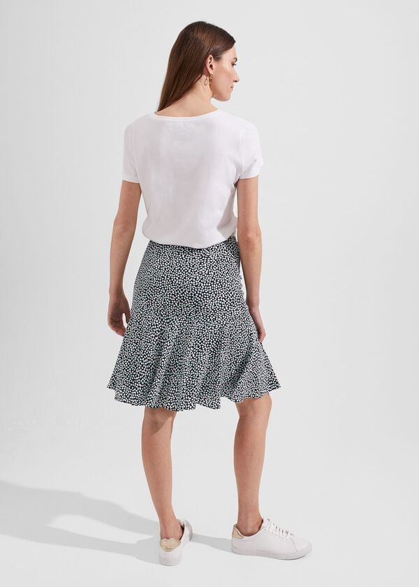 Hobbs Catalina Skirt Navy Multi