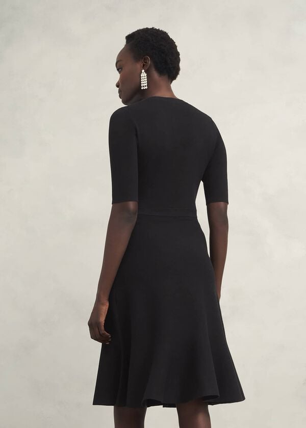 Hobbs Cece Knitted Dress Hobbs Black