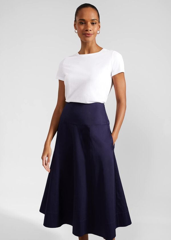 Hobbs Cecelia Skirt True Navy