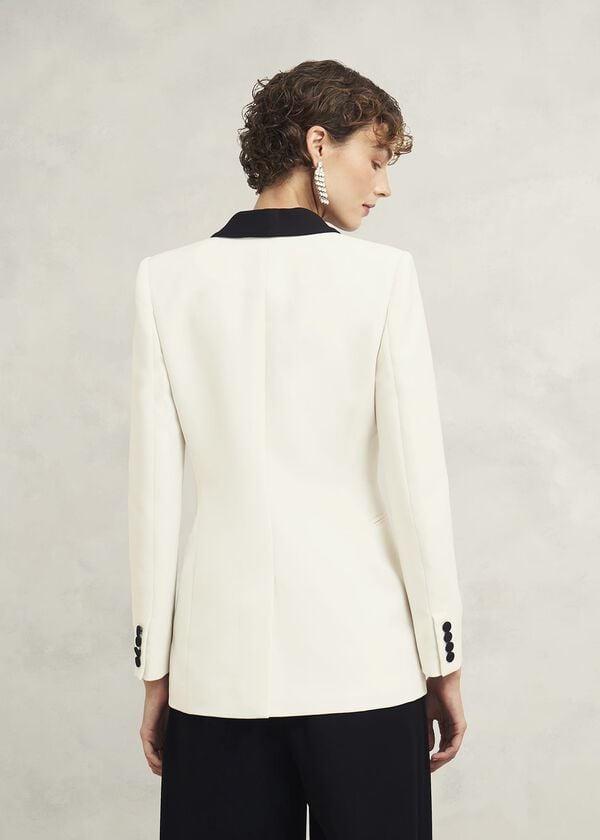Hobbs Charlecote Jacket Ivory Black