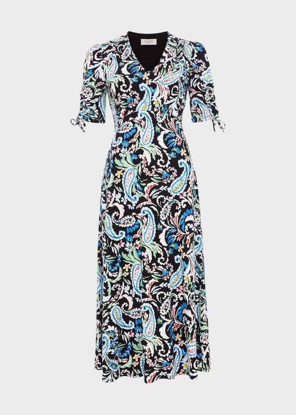 Hobbs Charlotte Jersey Dress Multi