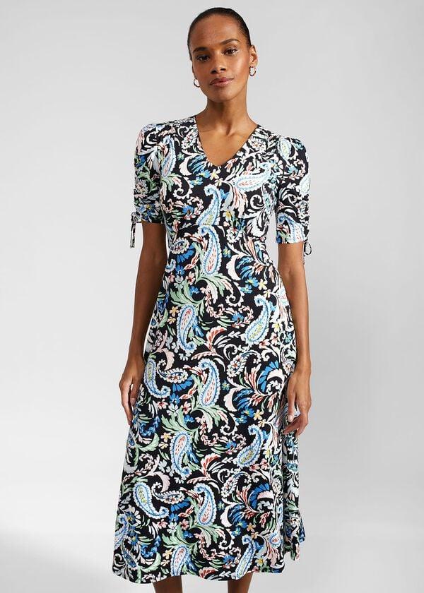 Hobbs Charlotte Jersey Dress Multi