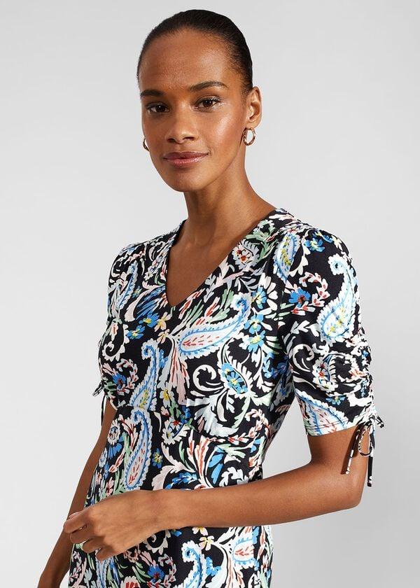 Hobbs Charlotte Jersey Dress Multi