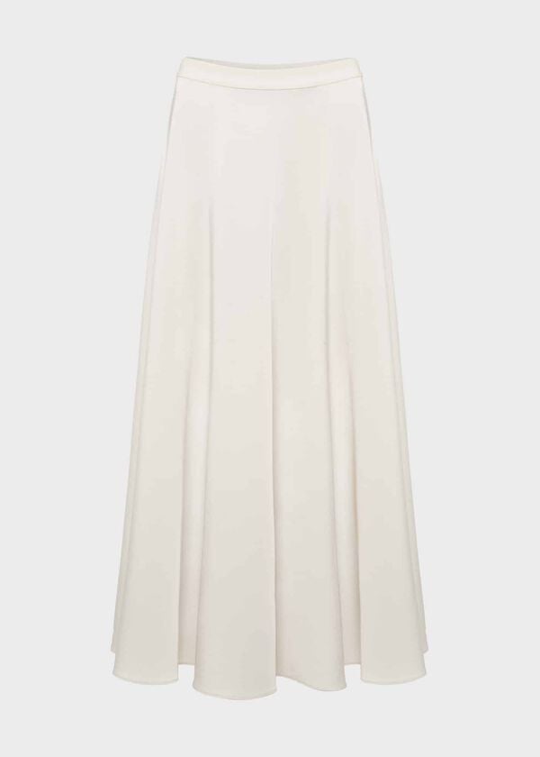 Hobbs Charteris Midi Skirt Buttercream