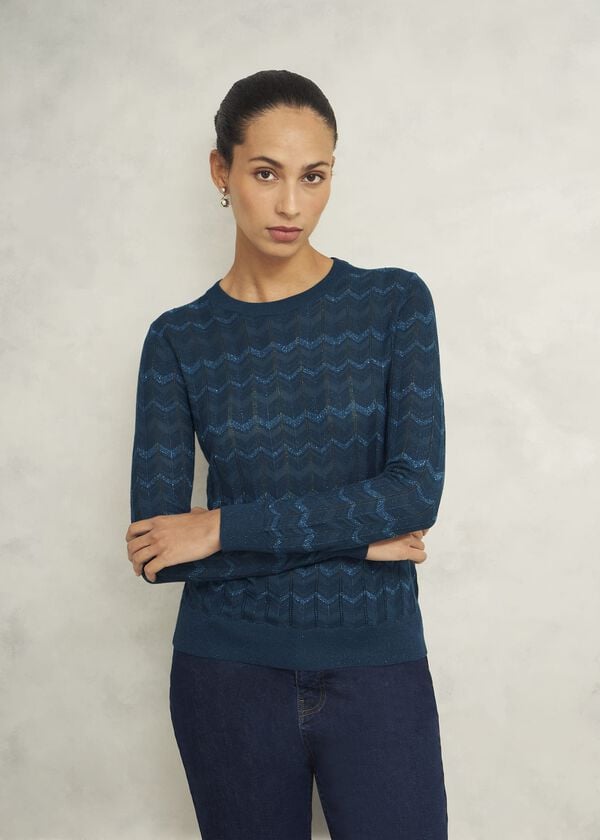 hobbs Chatham Sparkle Jumper Kyanite