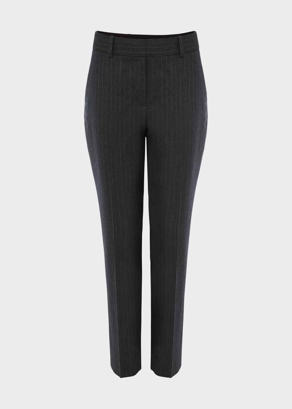 Hobbs Chelsea Trousers Charcoal Ivory
