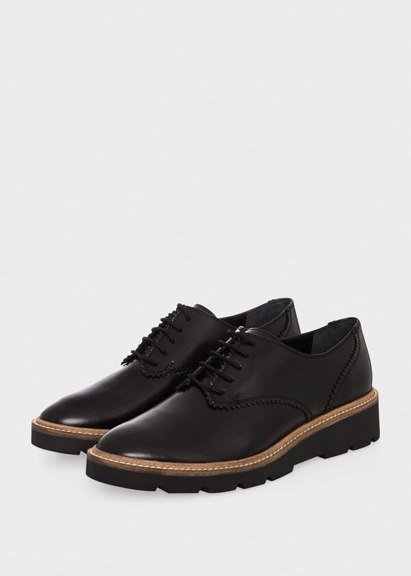 Hobbs Chelsey Lace-Up Black