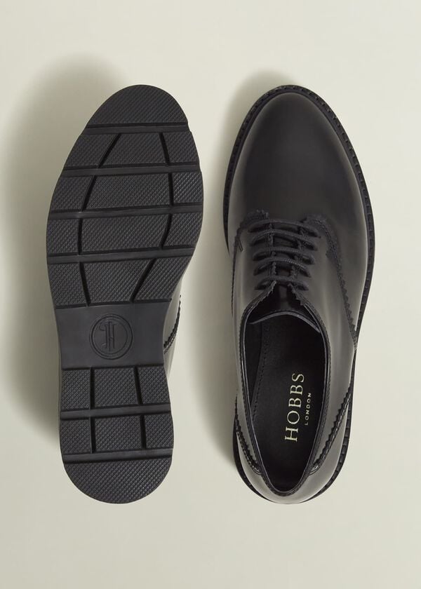 Hobbs Chelsey Lace-Up Shoes Black