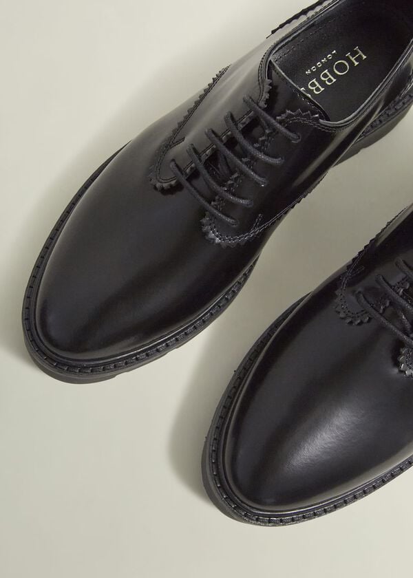 Hobbs Chelsey Lace-Up Shoes Black