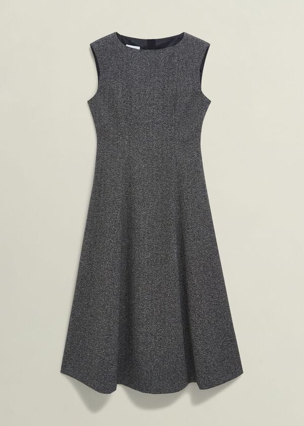 Hobbs Cherie Dress Black Camel