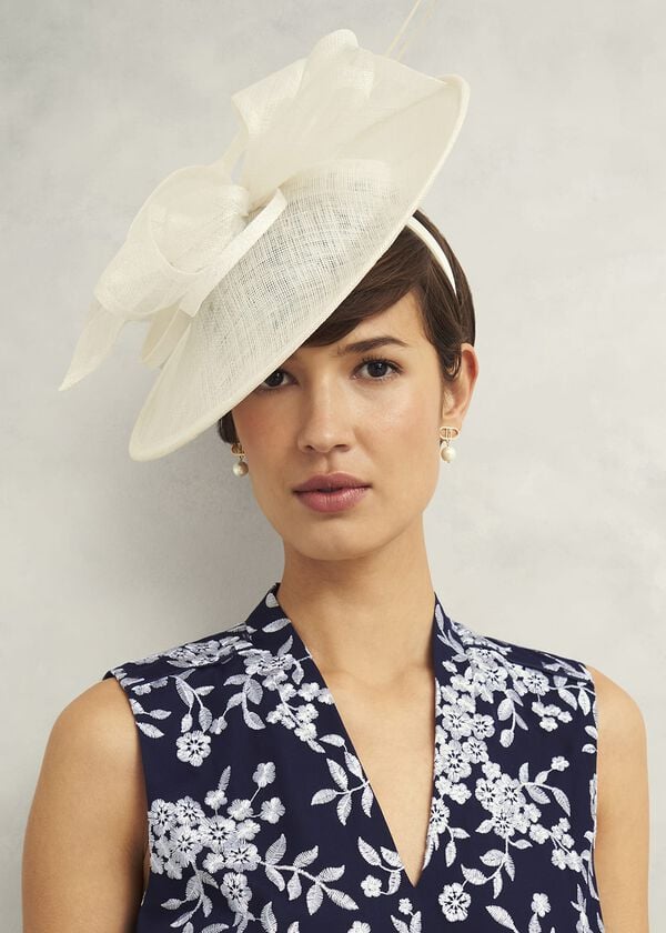 Hobbs Chloe Fascinator Ivory