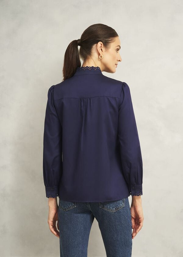 Hobbs Cici Blouse True Navy