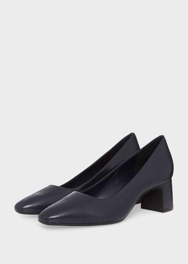Hobbs Clemmi Court Shoes Navy
