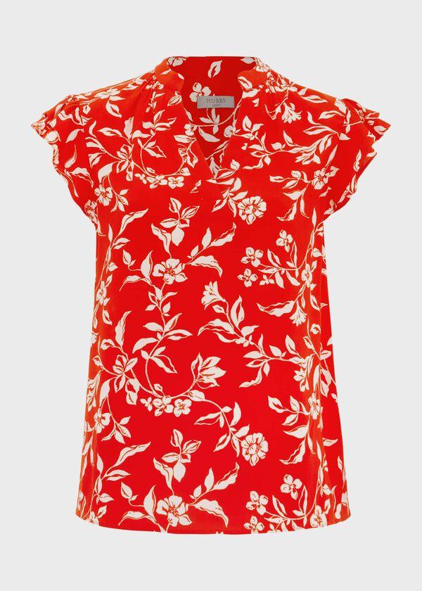 Hobbs Cleo Top Red Buttercream