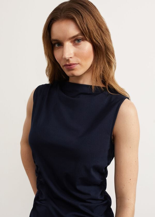 Hobbs Colliford Top Hobbs Navy