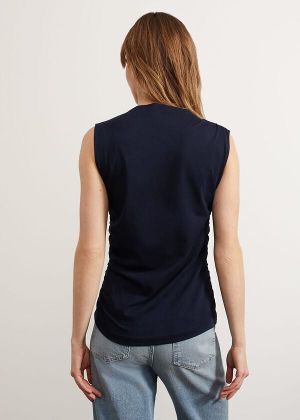 Hobbs Colliford Top Hobbs Navy