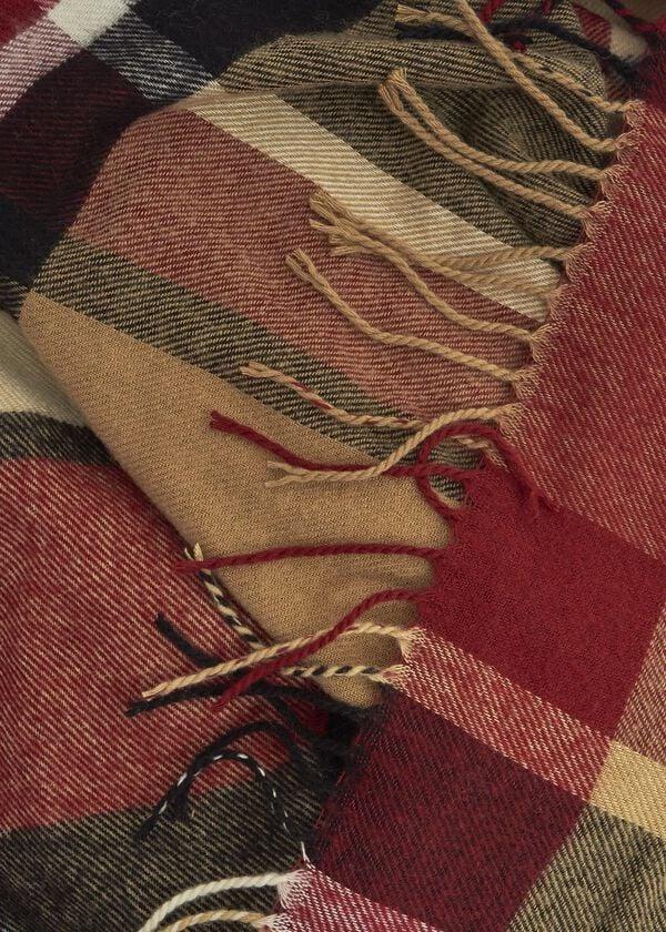 Hobbs Connie Blanket Scarf Red Multi
