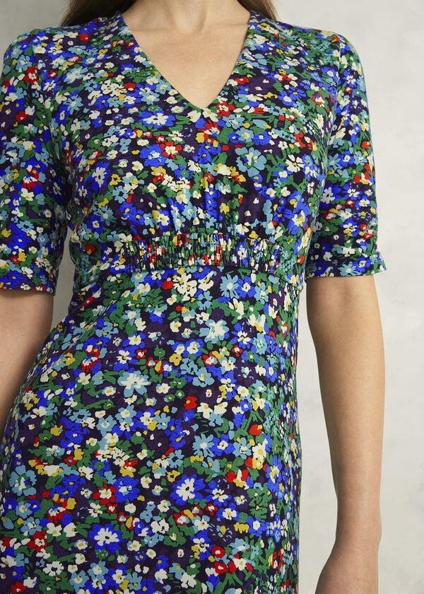 Hobbs Coralie Jersey Dress Multi