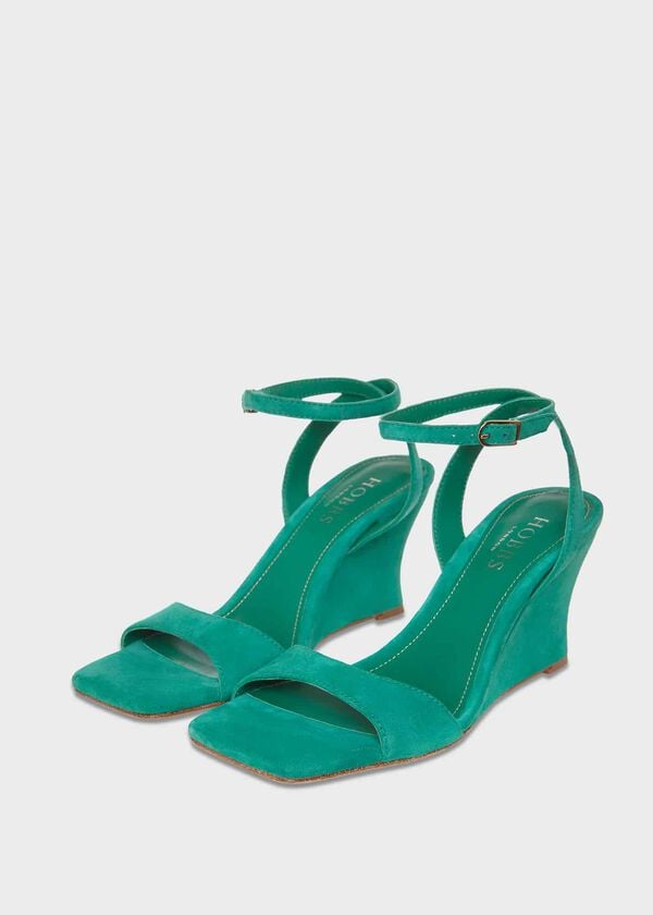 Hobbs Cordelia Wedge Meadow Green