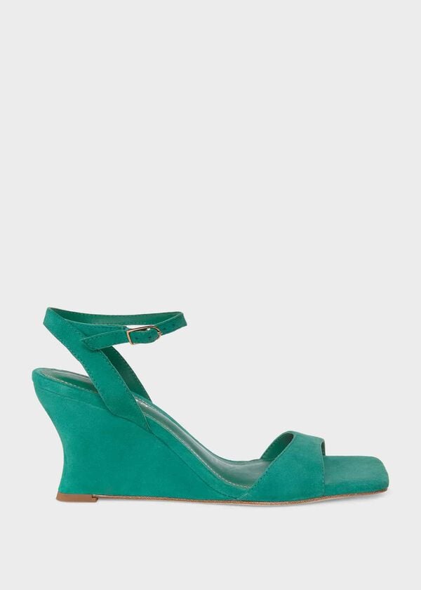 hobbs Cordelia Wedge Meadow Green