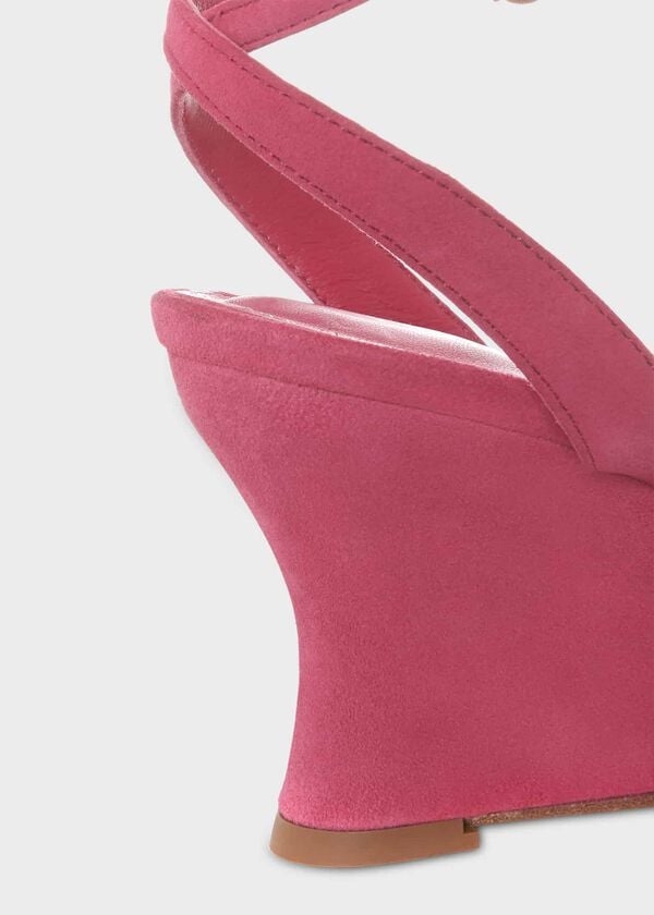 Hobbs Cordelia Wedge Party Pink