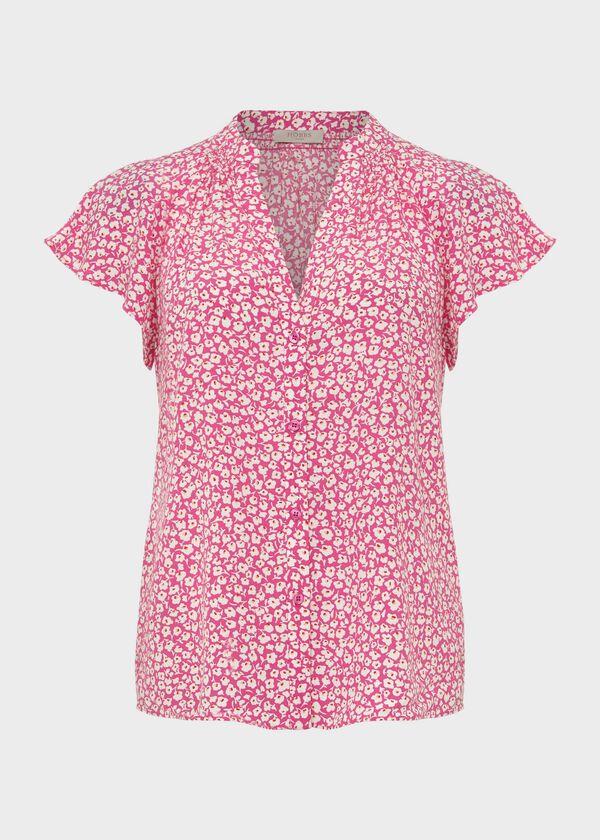 Hobbs Cosima Top Fuchsia Multi