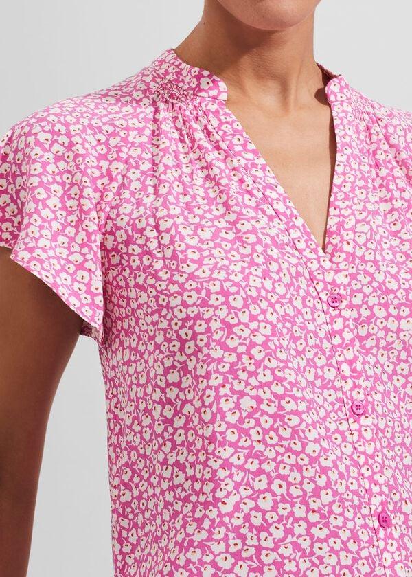 Hobbs Cosima Top Fuchsia Multi